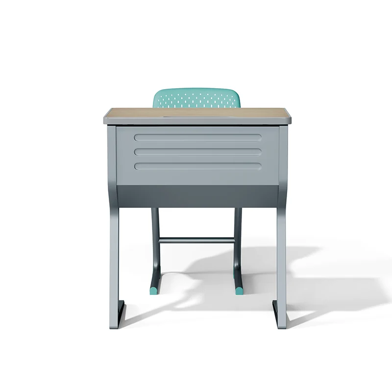 height adjustable student desk and chair set for elementary school classroom with anti slip feet pads
