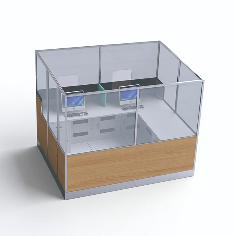 Pen holder and document slot accessory kit for airport counter improving organization at passenger interface.