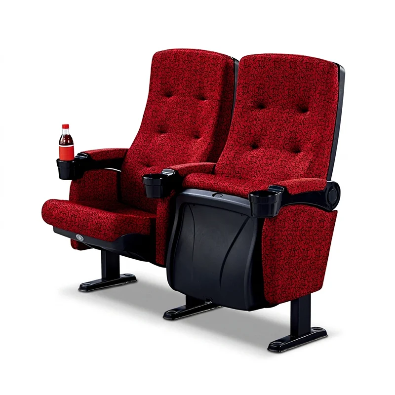 VIP premium cinema seats installed in luxury theater row with generous spacing and high-end finishes