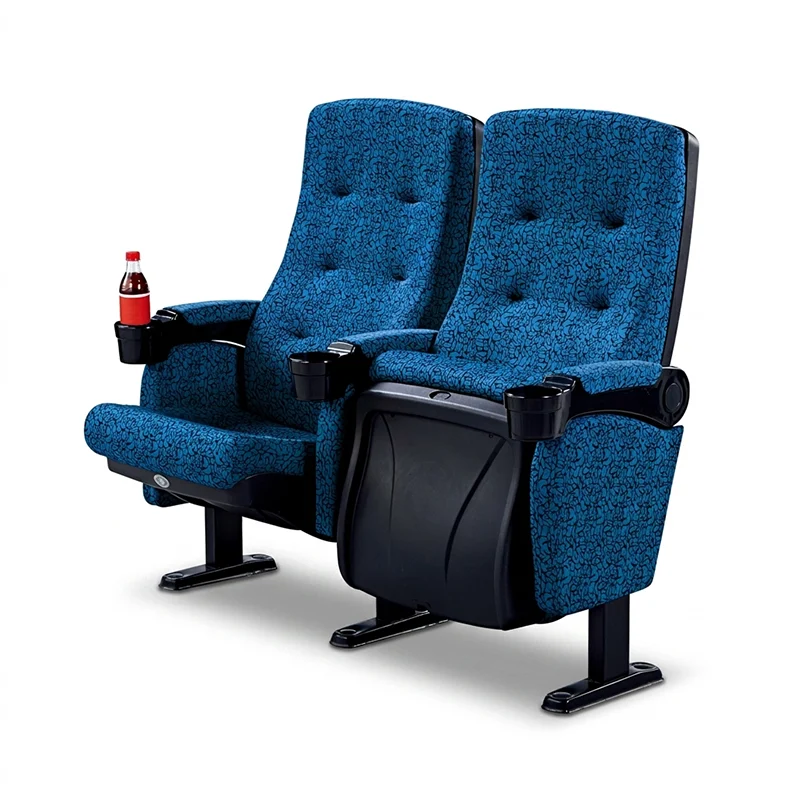 Premium diamond stitch pattern detail on VIP cinema seat upholstery showcasing luxurious craftsmanship quality