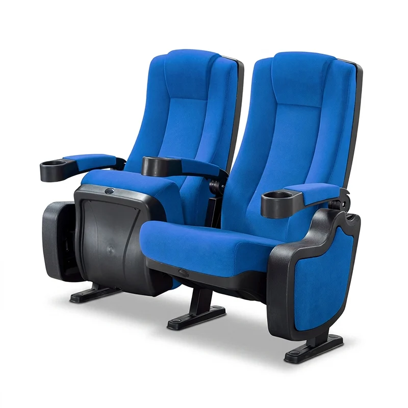Spring coil cushion system inside cinema chair seat for responsive comfort and long lasting support