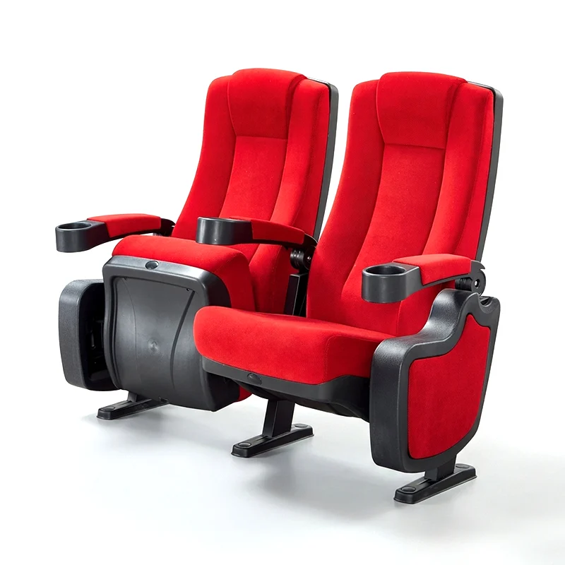 Spring coil cushion system inside cinema chair seat for responsive comfort and long lasting support
