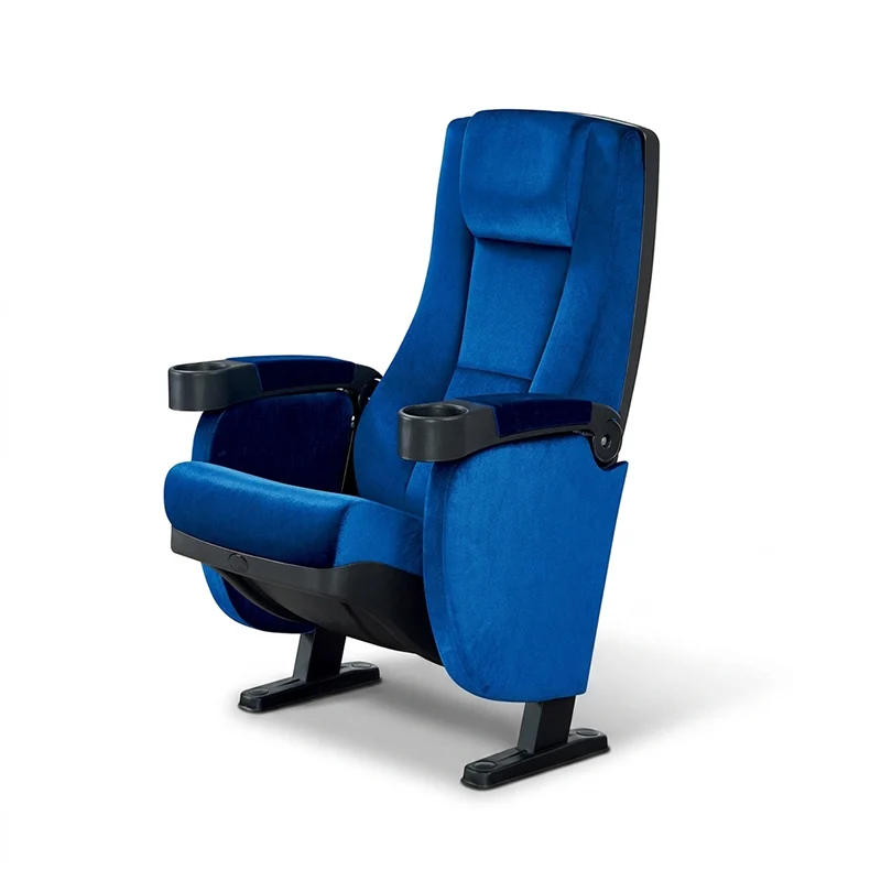 Spring coil cushion system inside cinema chair seat for responsive comfort and long lasting support
