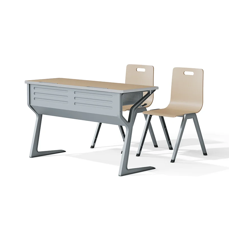anti slip rubber feet student desk and chair for safe and stable use on classroom floors