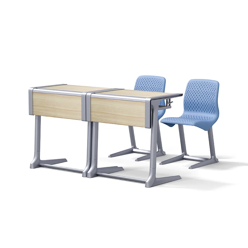 modern classroom furniture set including student desks and chairs with colorful finish for engaging learning spaces