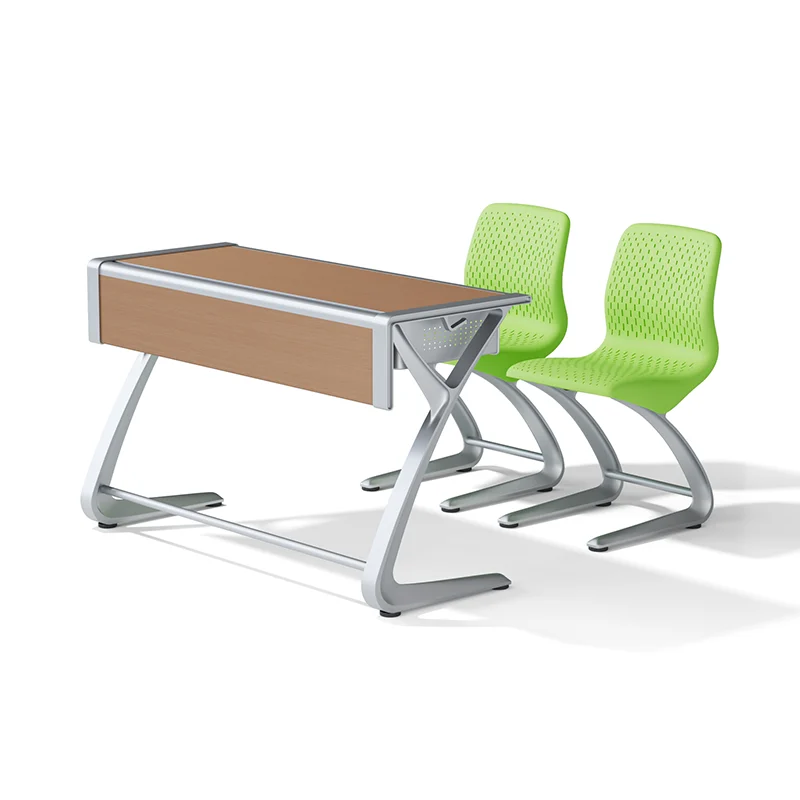 one piece desk and chair combo for early education and kindergarten students with ergonomic seat design