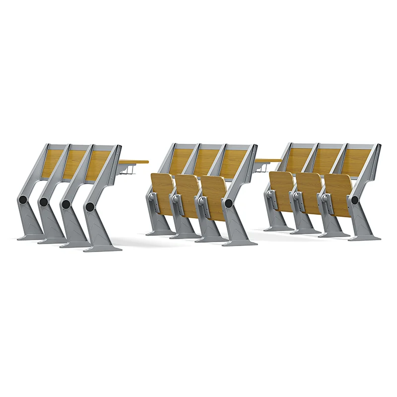 FLYA smart classroom tiered seating with modern design and technology-ready configuration.