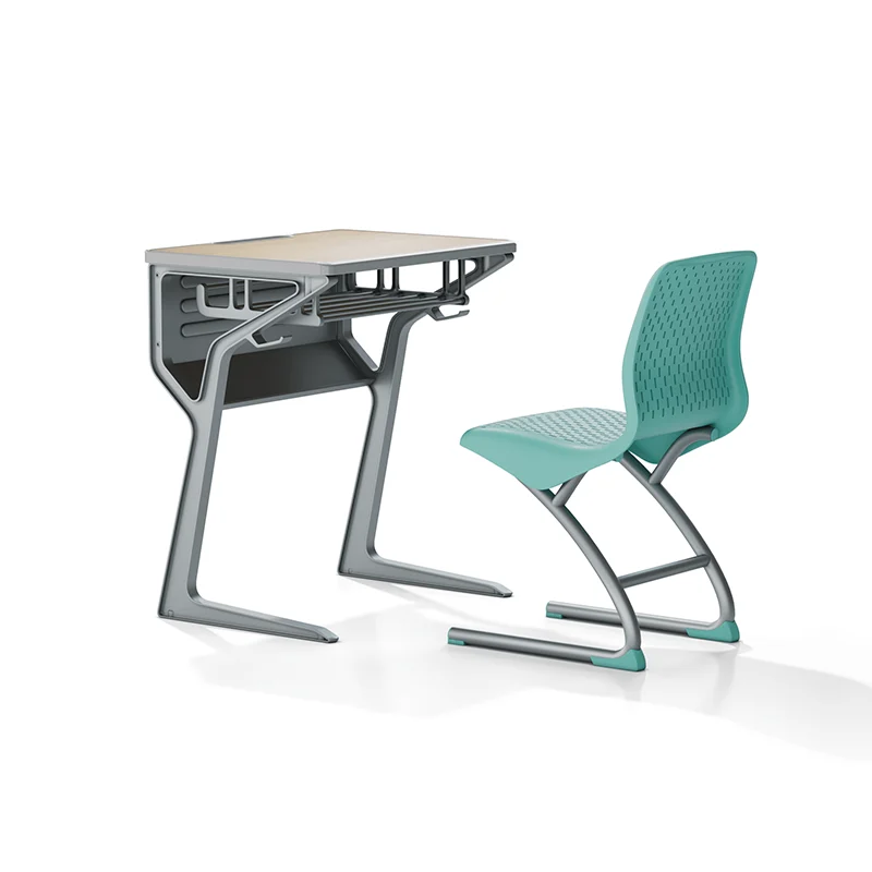 primary school student desk and chair kit with height adjustment mechanism to accommodate growing children