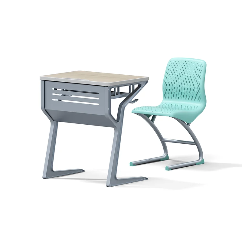 primary school student desk and chair kit with height adjustment mechanism to accommodate growing children