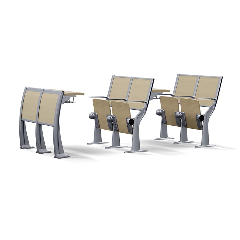 FLYA complete lecture hall seating project with 200+ tiered chairs in university classroom.