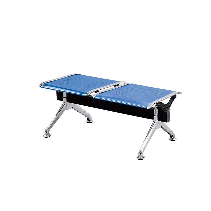 stainless-steel-2-seat-metal-long-bench-without-armrests