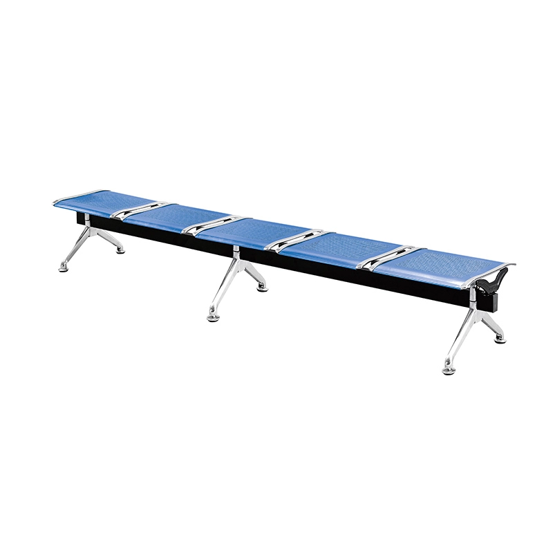 stainless-steel-5-seat-metal-long-bench-without-armrests