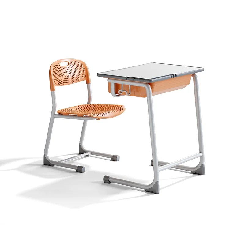 science lab student desk and chair set with chemical resistant work surface for hands on experiments
