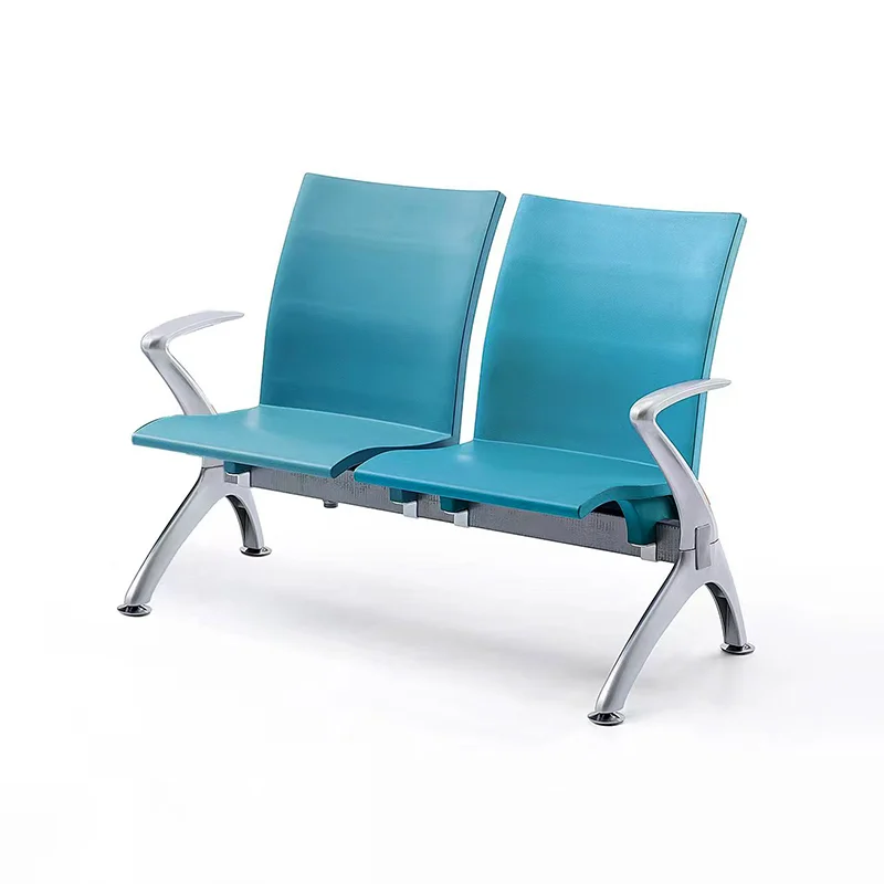 2 seater PU hospital waiting chair for couple or family use in maternity waiting area.