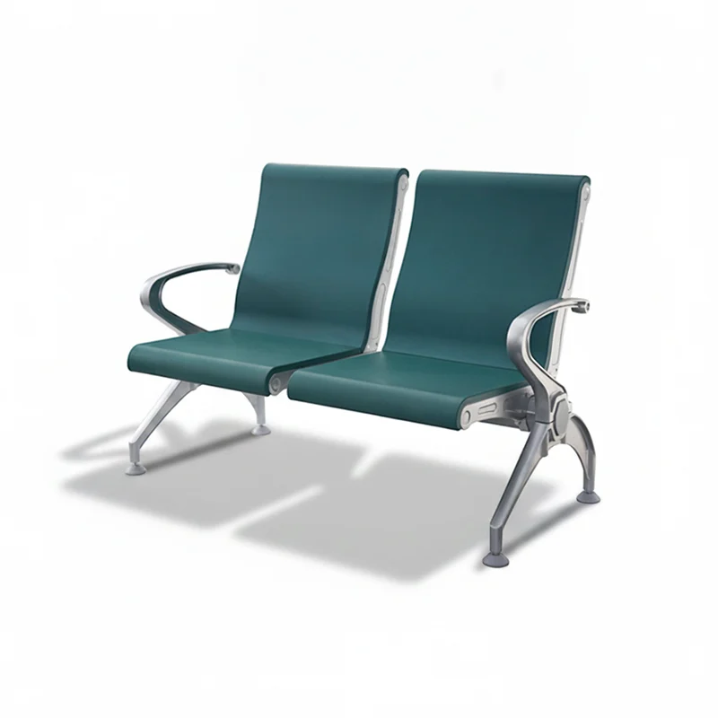 2 seater PU waiting chair for clinic examination corridor outside patient rooms.