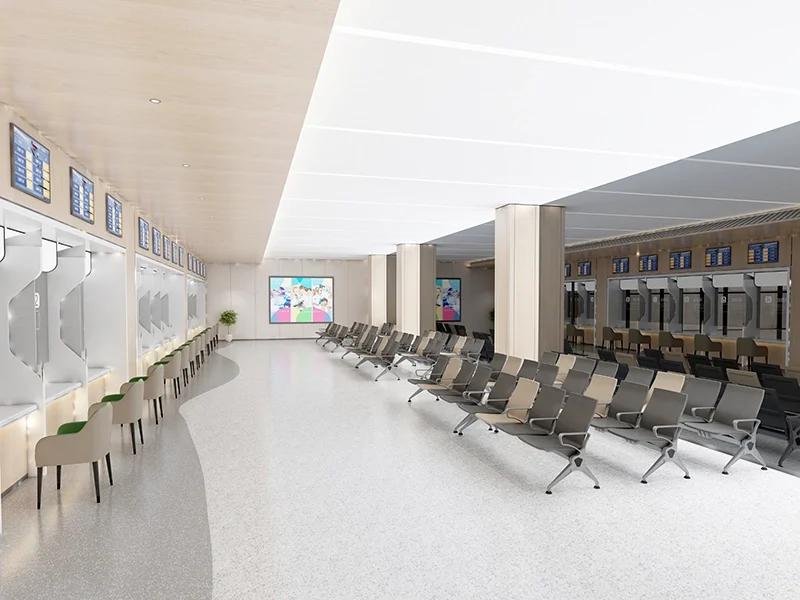 airport-chair-3-seater-with-tablet-tu-2 3 seater airport chair with foldable tablet arm for business traveler work area.