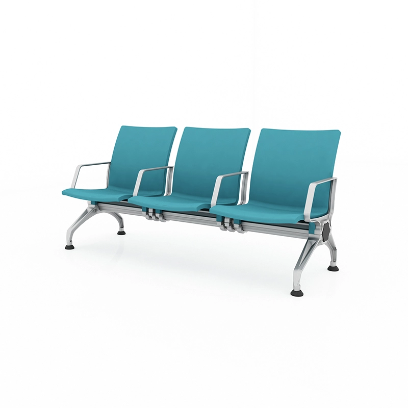 Easy clean smooth surface airport chair for fast maintenance between flight shifts.