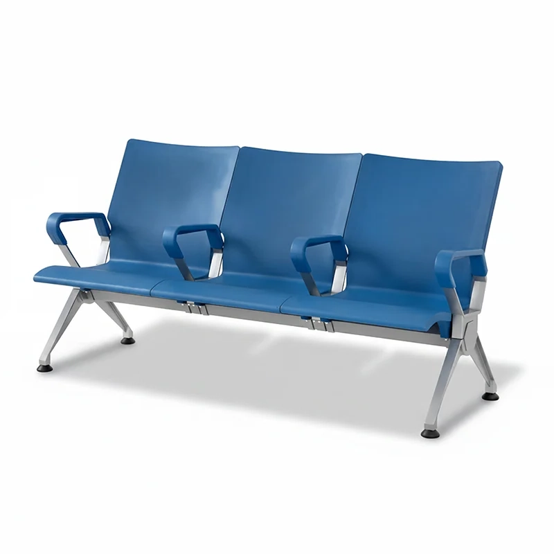 Fire retardant airport waiting chair meeting public safety standard for terminal building.