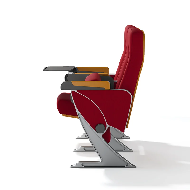 Bleacher style auditorium chair for gymnasium and multi sport venue.