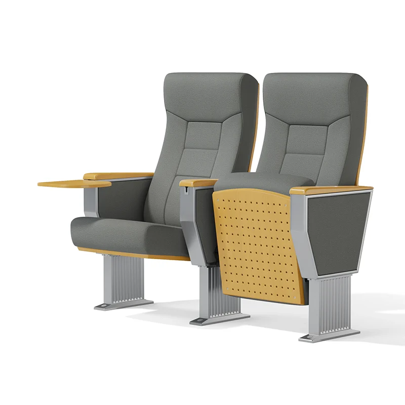 Fire retardant foam auditorium chair meeting public assembly safety standard.