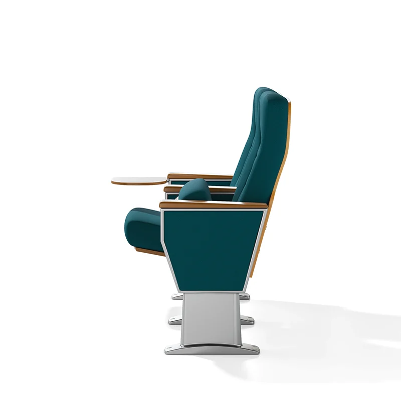 Numbered seat auditorium chair for reserved seating system in ticketed venue.