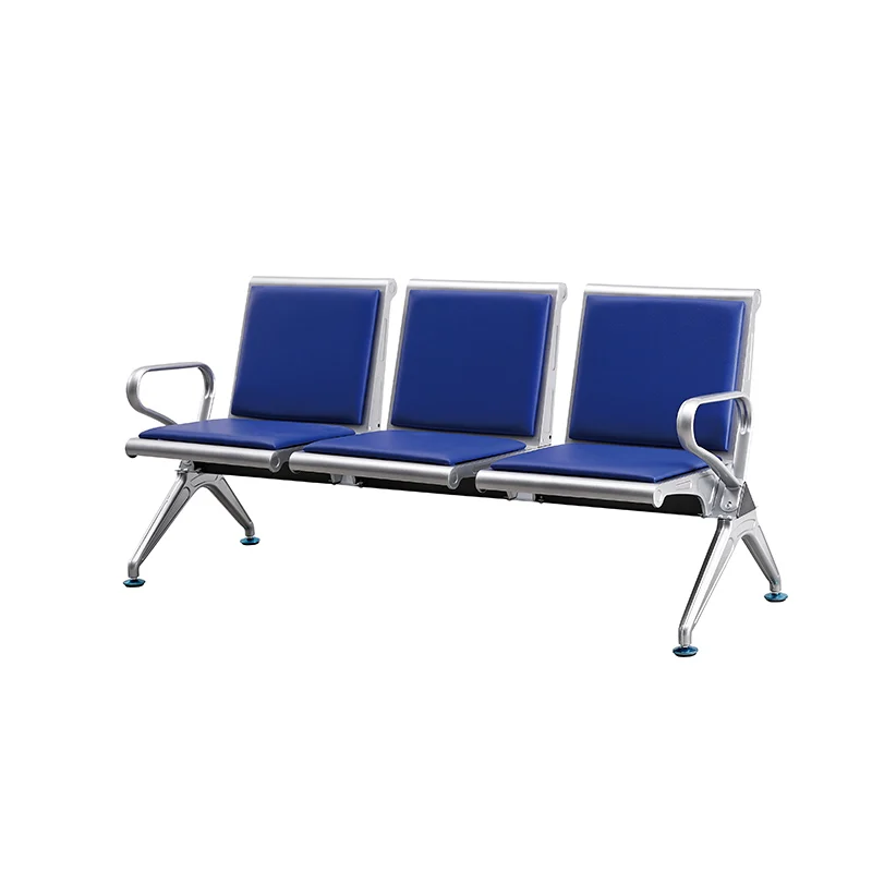 Bank lobby waiting chair in customer service area with professional elegant design.