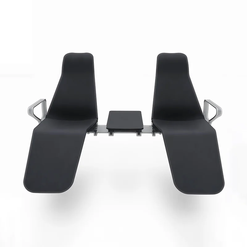 Bank private banking waiting chair with premium PU leather for VIP customer area.