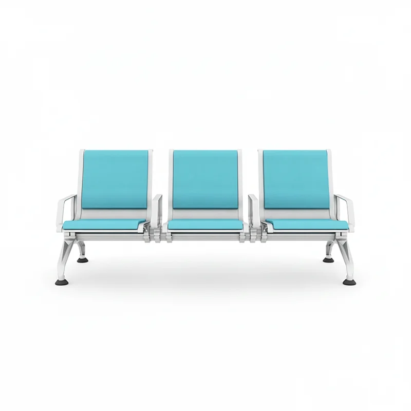 Anti UV powder coated bus station chair maintaining color for years.