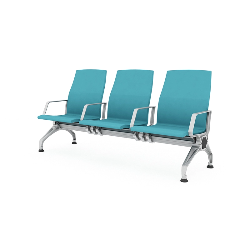 Easy clean smooth surface bus station chair for rapid maintenance schedule.