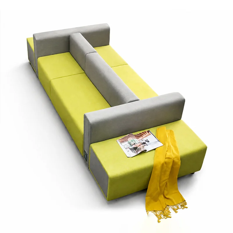 fabric banquette for lobby pre function area of auditorium with linear seating for event attendees waiting