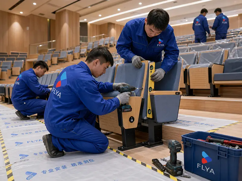 flya-service-professional-onsite-installation Flya offer a global product installation service.