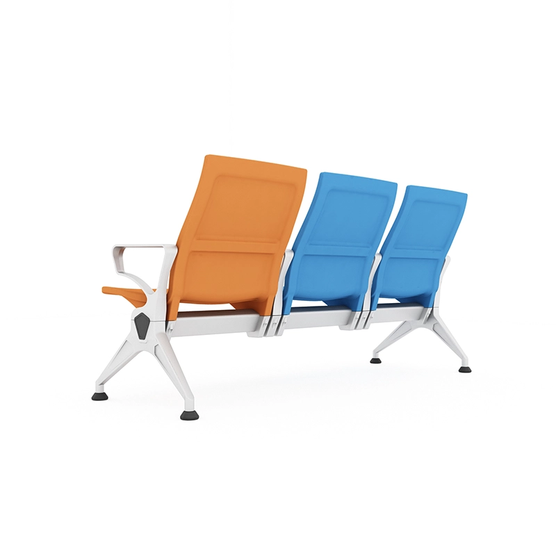 Chemotherapy waiting area hospital chair with extra soft cushion for sensitive patient.