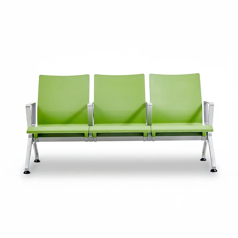 Hospital dialysis center waiting bench with pressure relief cushion for sensitive patients.