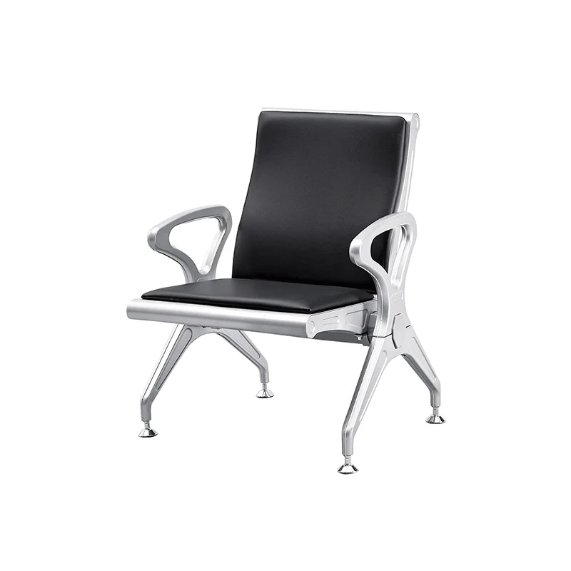 Hospital surgical waiting room chair with quiet movement for tense environment.