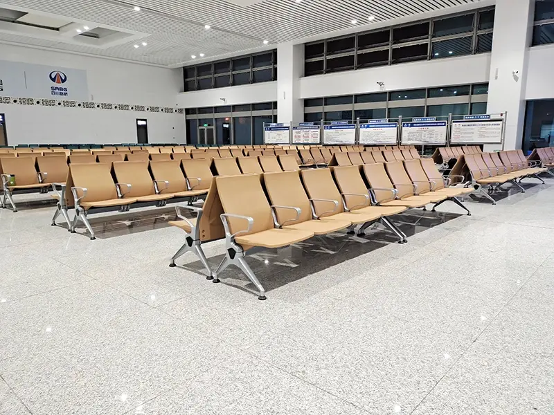 waiting-chair-cushion-color-ty-2 Waiting chair for easy visual guidance in public area.